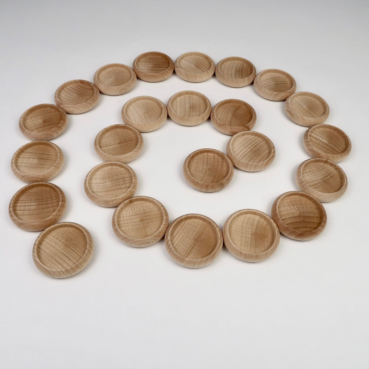 Adventsspirale Holz Weihnachten Waldorf Montessori