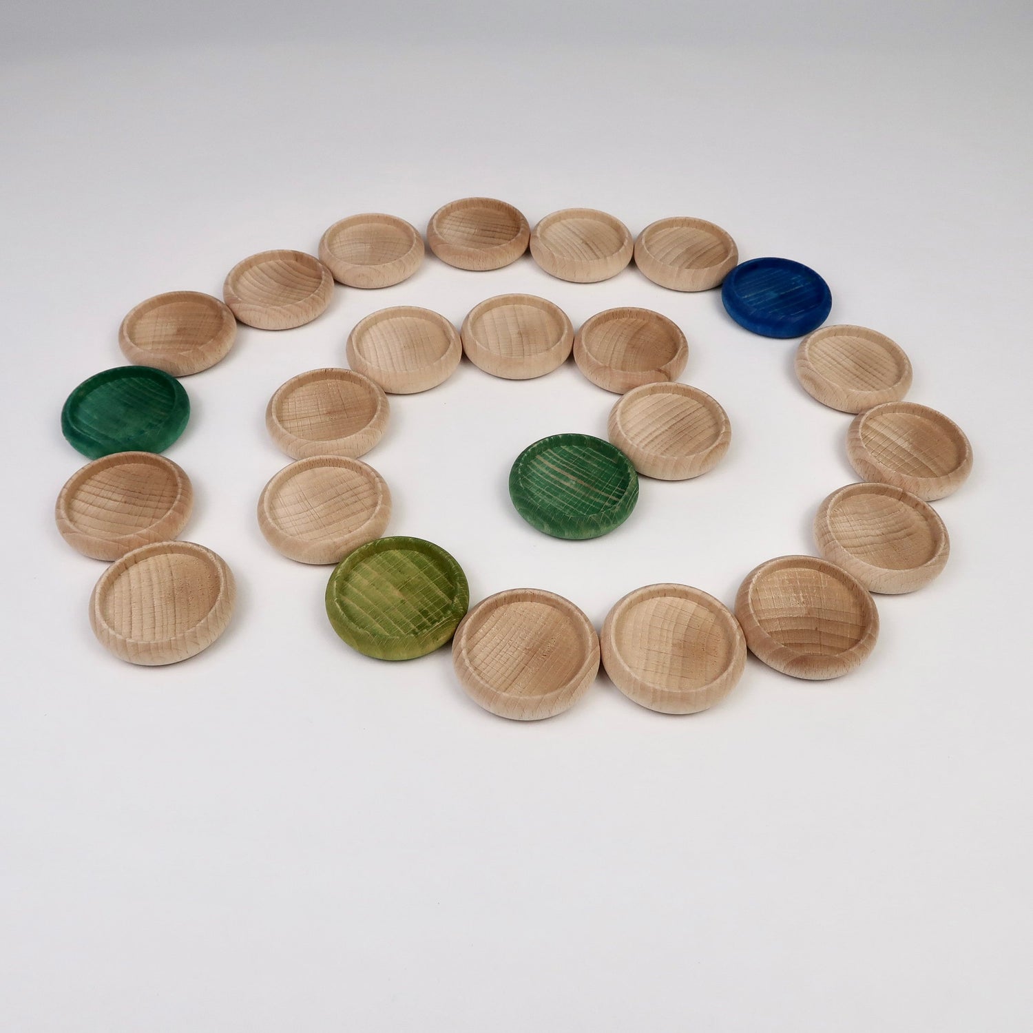 Adventsspirale Holz Weihnachten Waldorf Montessori