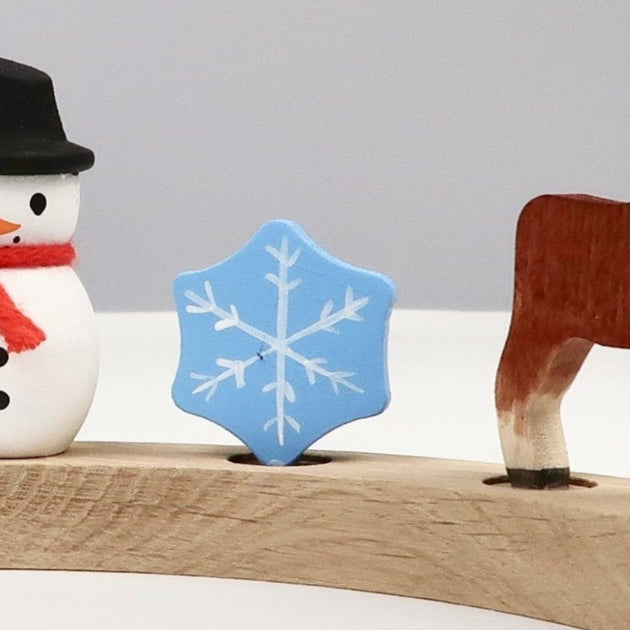 Steckfigur Schneeflocke