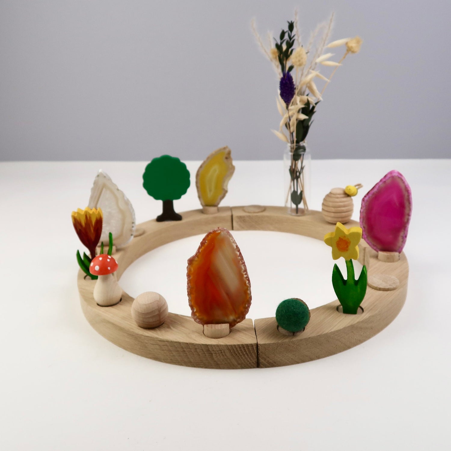 Steckfigur Bunte Achatscheibe