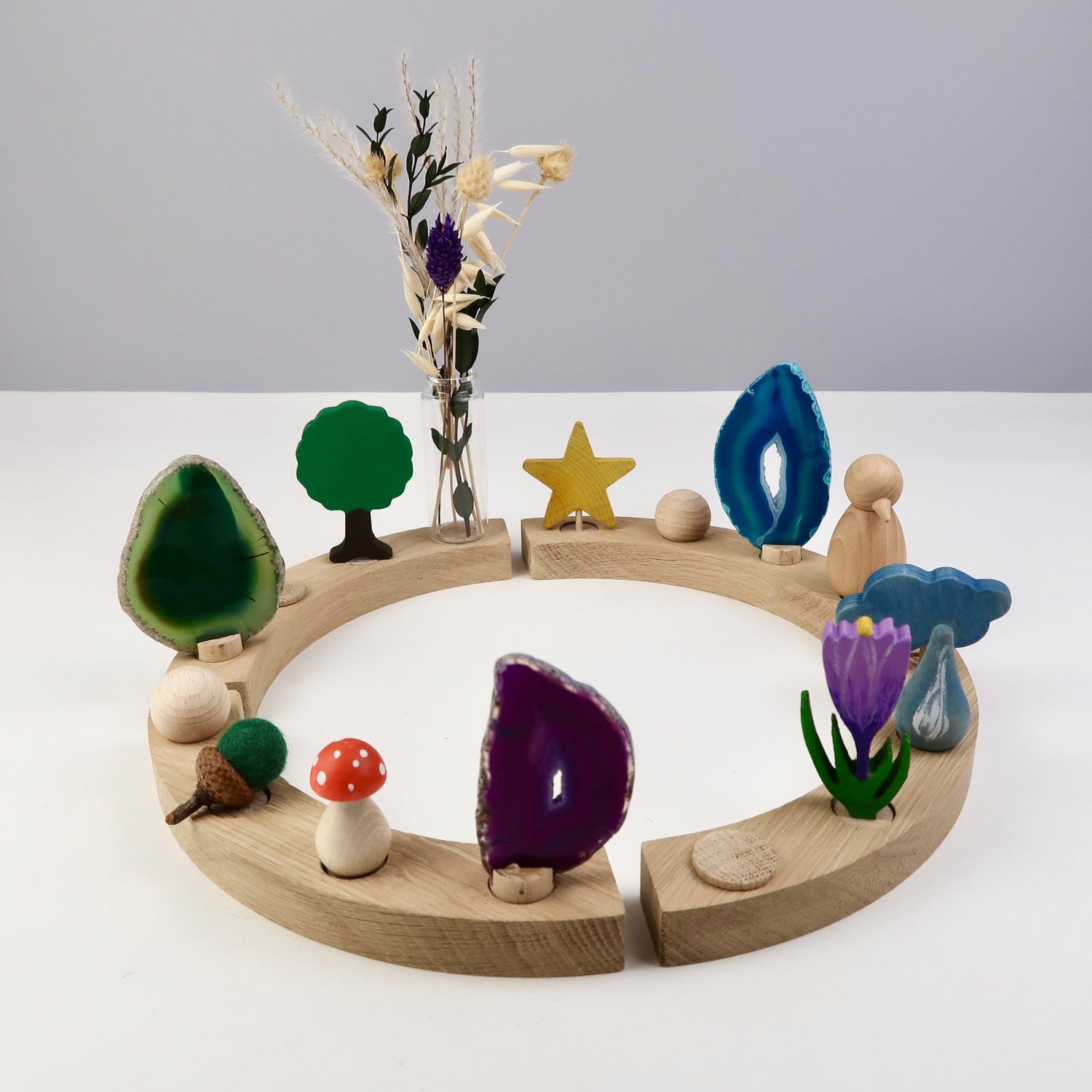 Steckfigur Achatscheibe