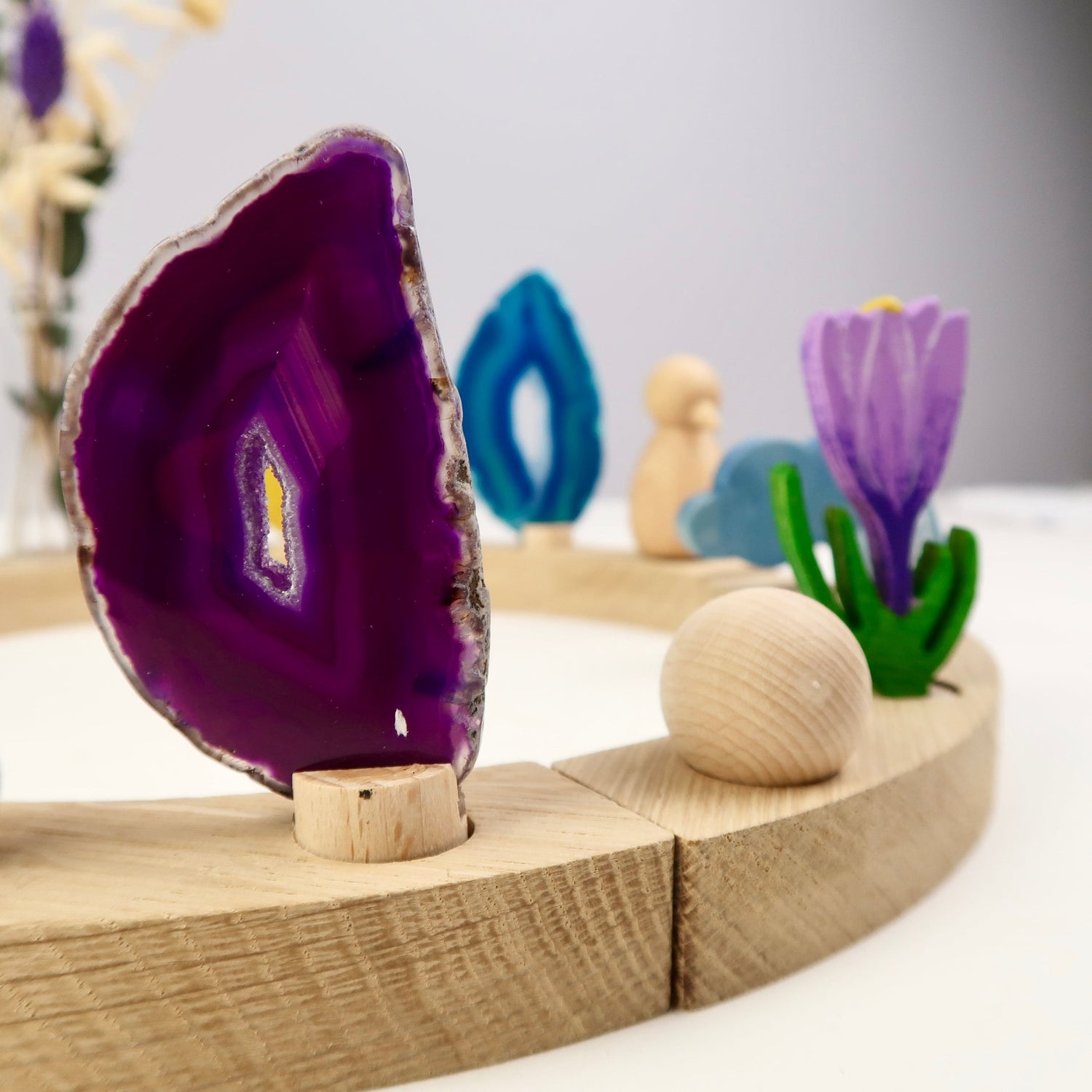 Steckfigur Achatscheibe