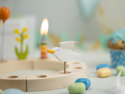 Steckfigur Möwe fliegend