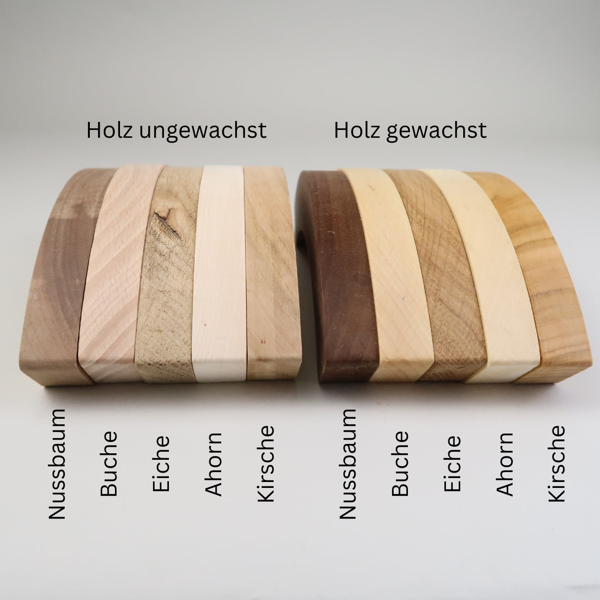Großer Geburtstagskranz aus Buchenholz