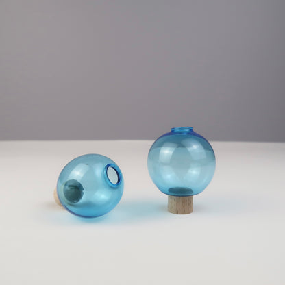 TÜRKIS - Bunte Mini Vase für den Geburtstagsring