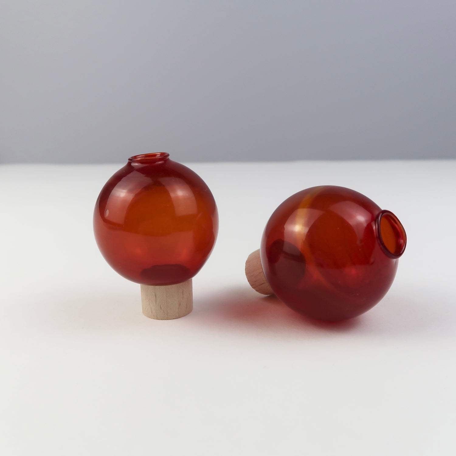 ROT - Bunte Mini Vase für den Geburtstagsring