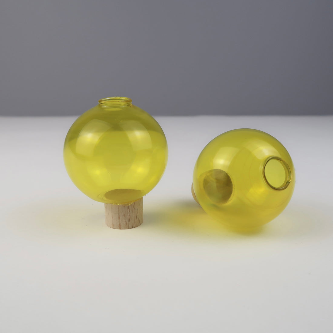 Steckfigur Bunte Minivase - GELB