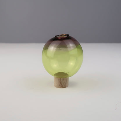 Steckfigur Mini Glasvase - rosa grün