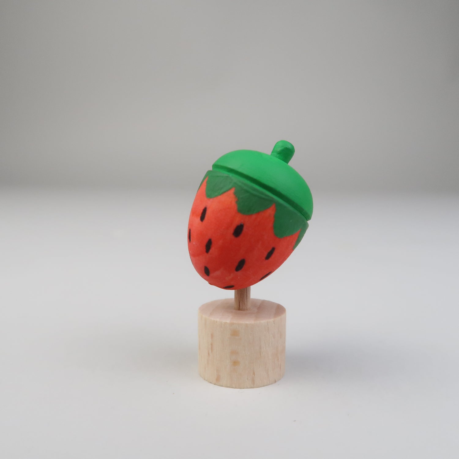 Steckfigur runde Erdbeere