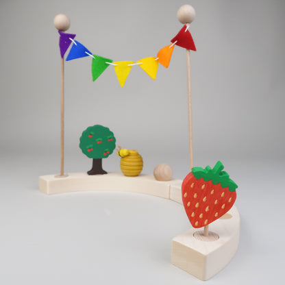 Steckfigur Erdbeere
