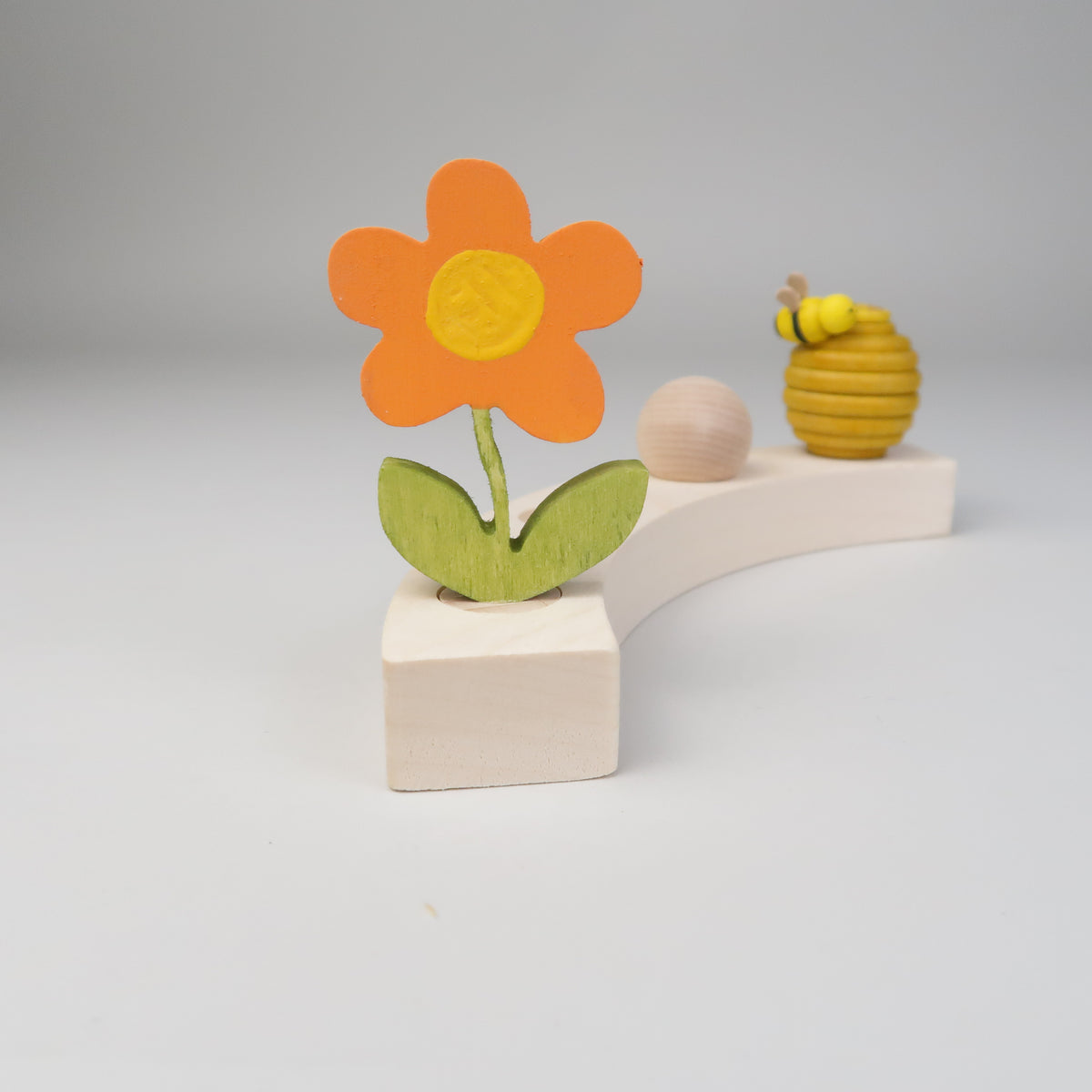 Steckfigur Sommerblume orange