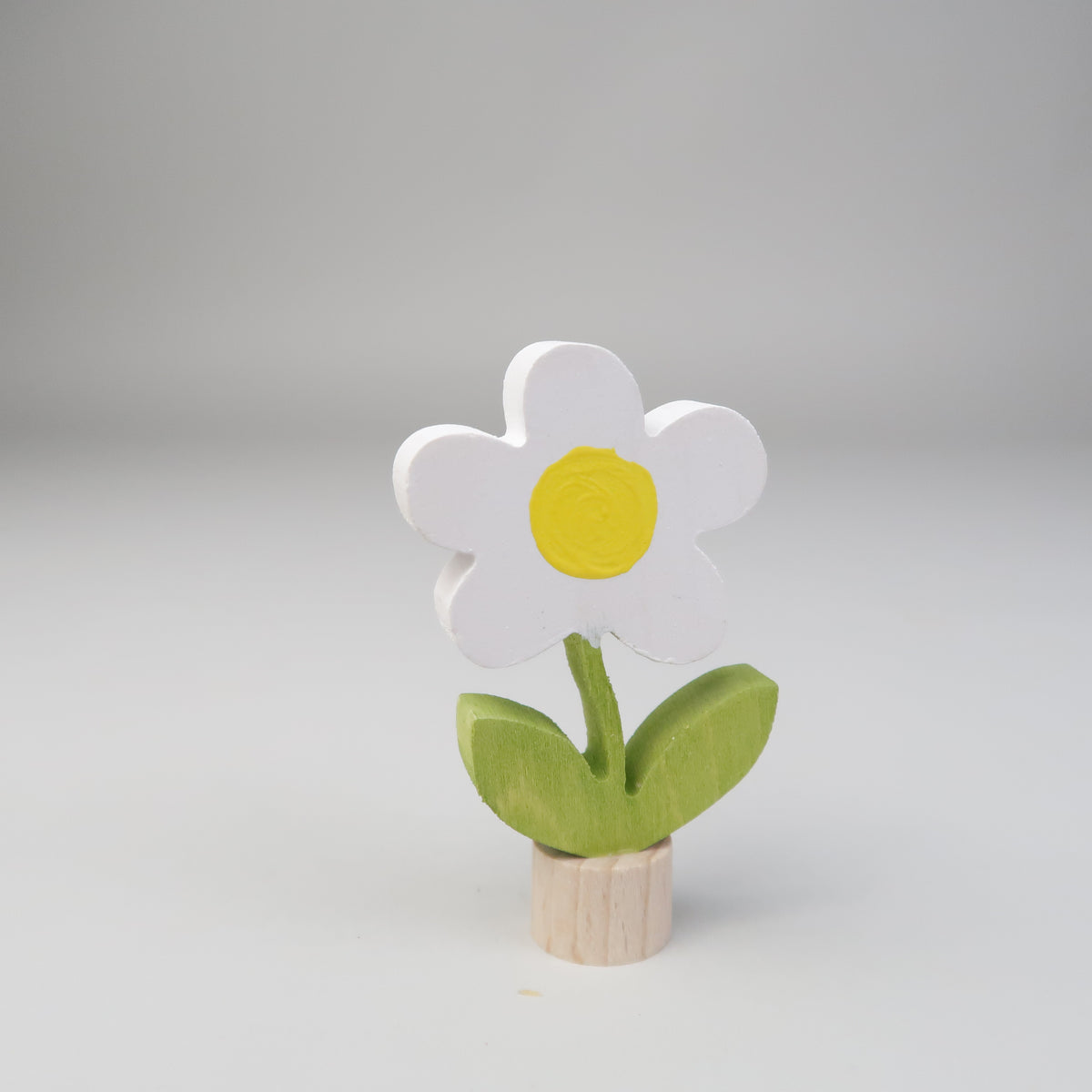 Steckfigur Sommerblume weiß