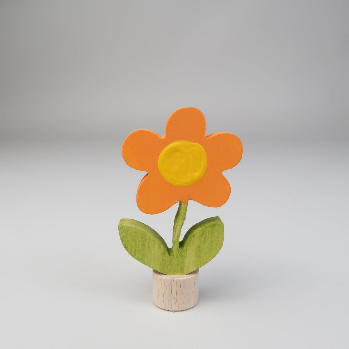 Steckfigur Sommerblume orange