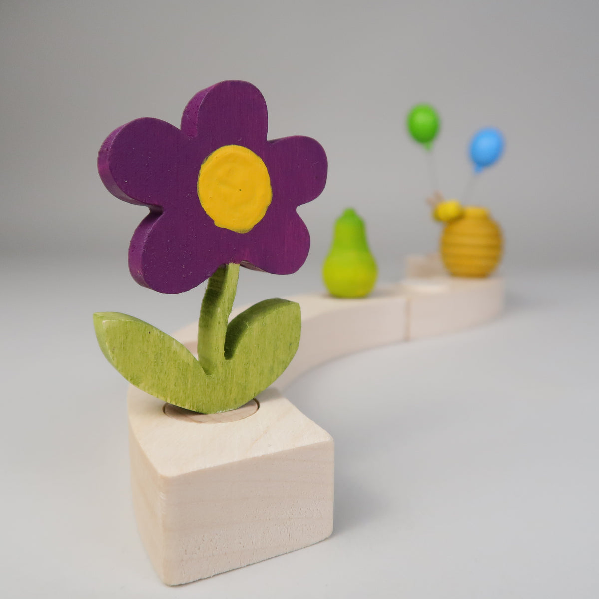 Steckfigur Sommerblume lila