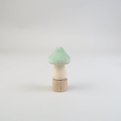 Steckfiguren Pilz azur - spitz