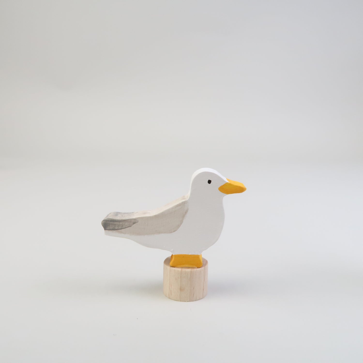 Steckfigur Möwe sitzend