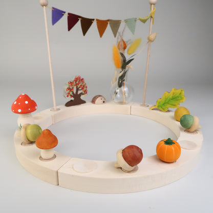 Steckfigur Eichel braun