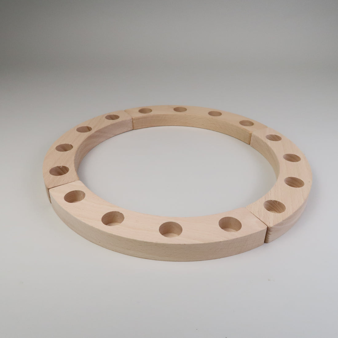 Großer Geburtstagskranz aus Buchenholz