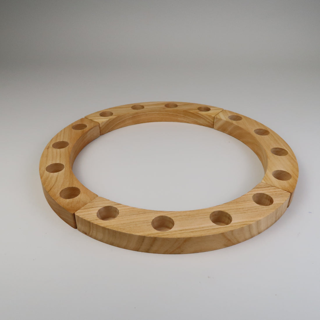 Großer Geburtstagskranz aus Kirschholz