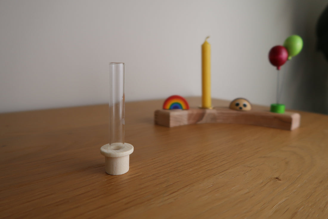 Steckfigur Glasvase schmal