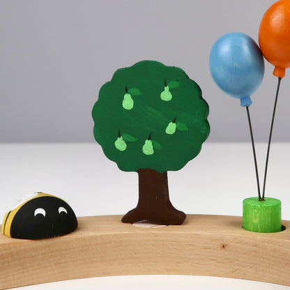 Steckfigur Obstbaum - mit Wunschobst