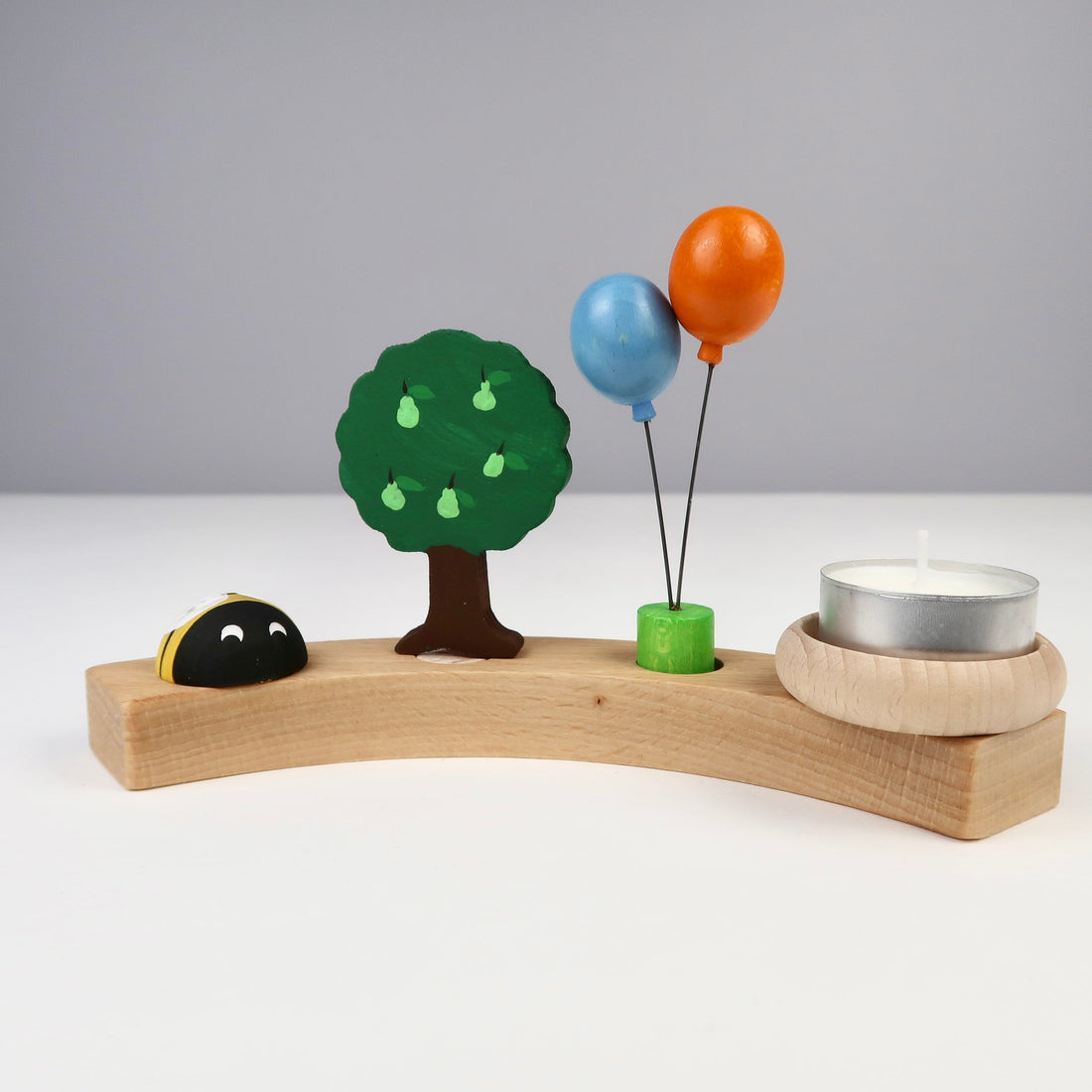 Teelichthalter aus Holz