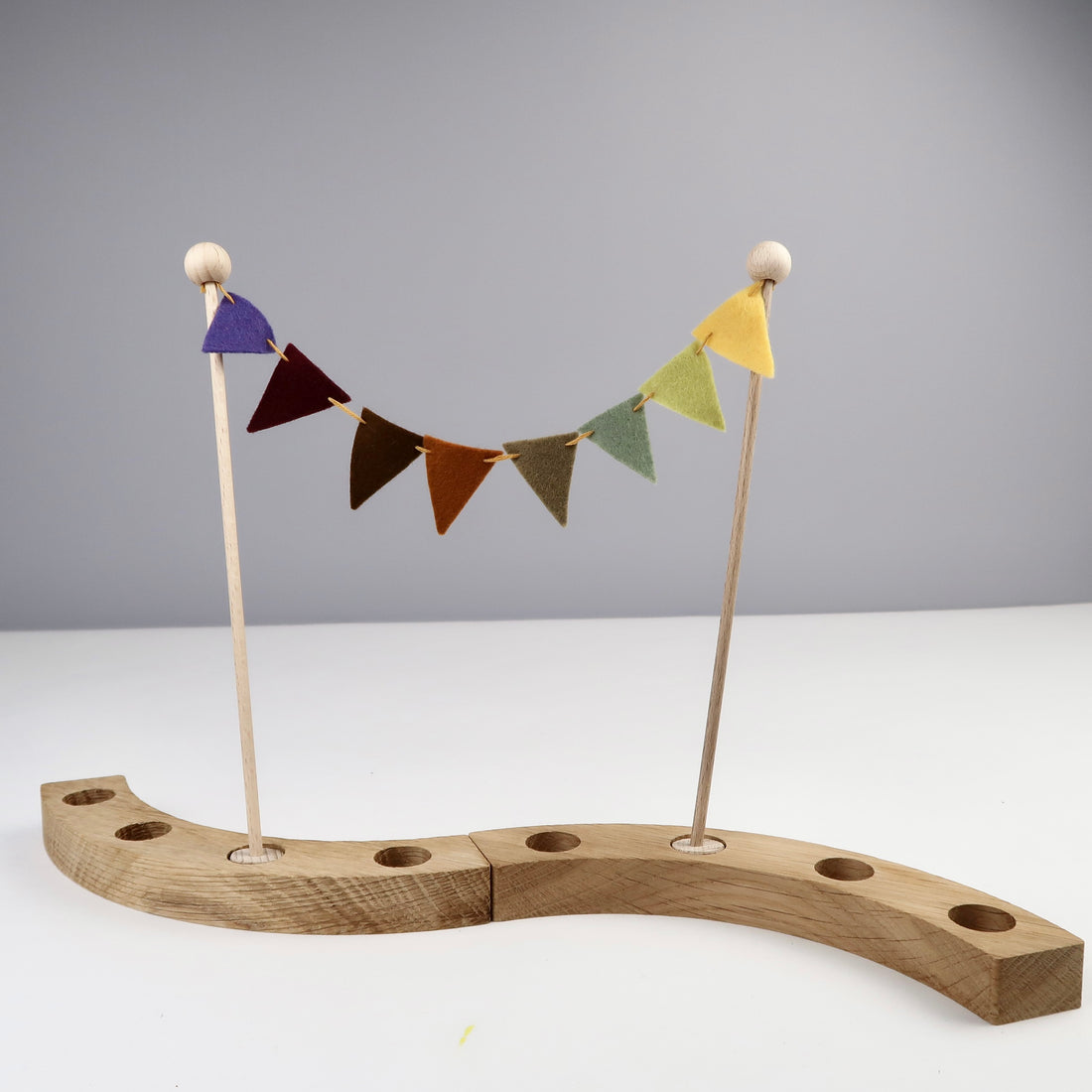 HERBST kurz - Bunte Wimpelkette aus Filz