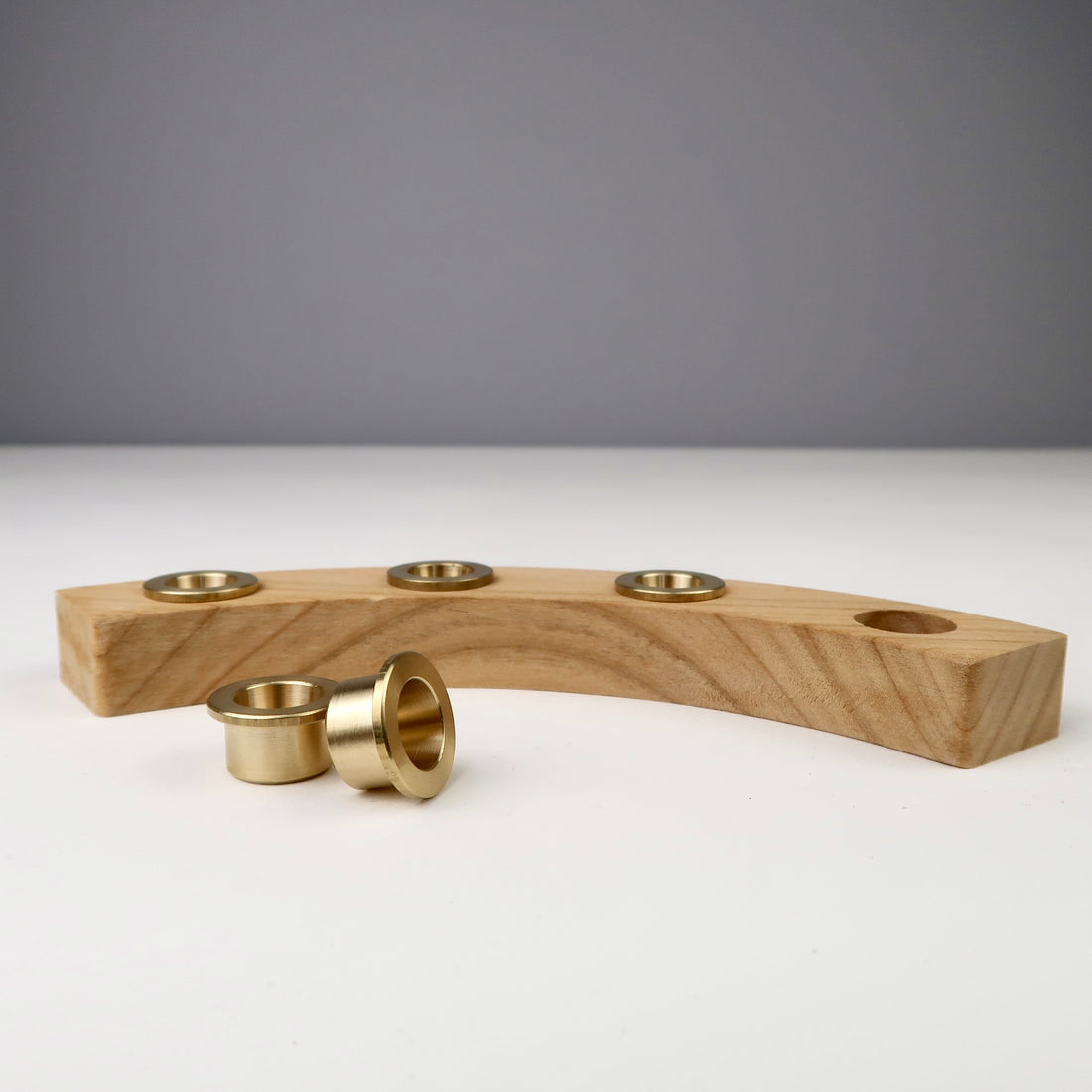 Kerzenhalter Einsatz Messing für Geburtstagsring