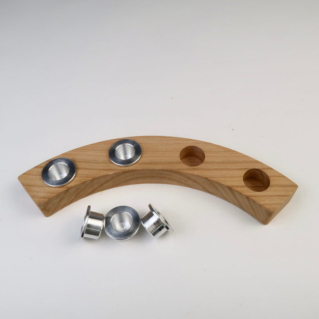 Kerzenhalter Einsatz Alu für Geburtstagsring