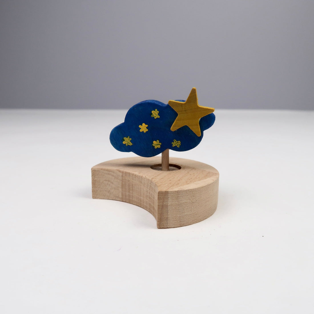 Steckfigur Wolke mit Sternen