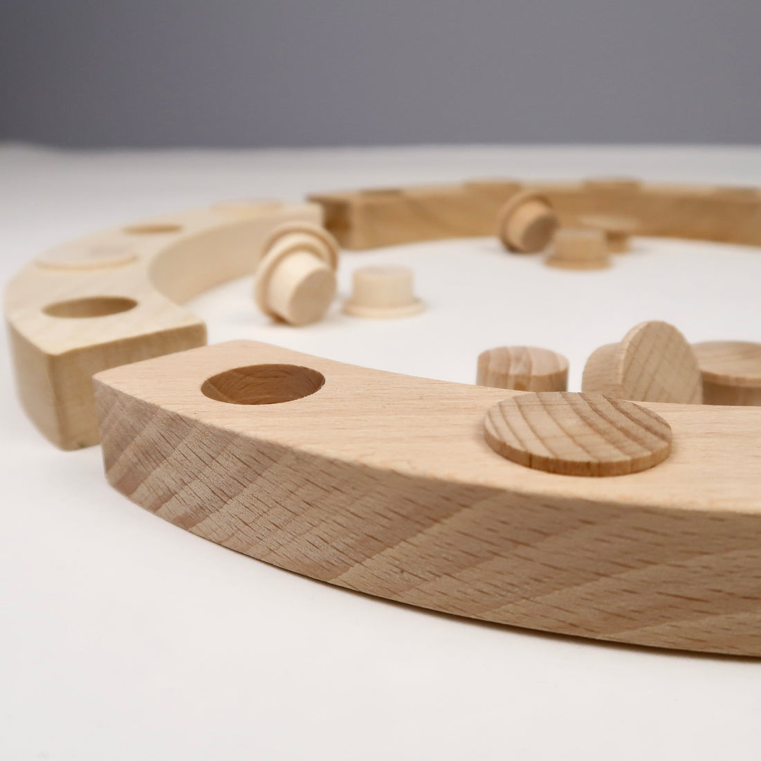 Lochadapter für Geburtstagskranz - Ahorn