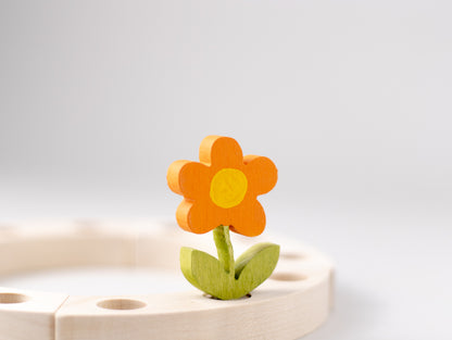 Steckfigur Sommerblume orange