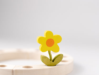 Steckfigur Sommerblume gelb