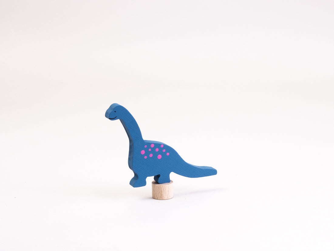 Steckfigur Dino Langhals Lavendel