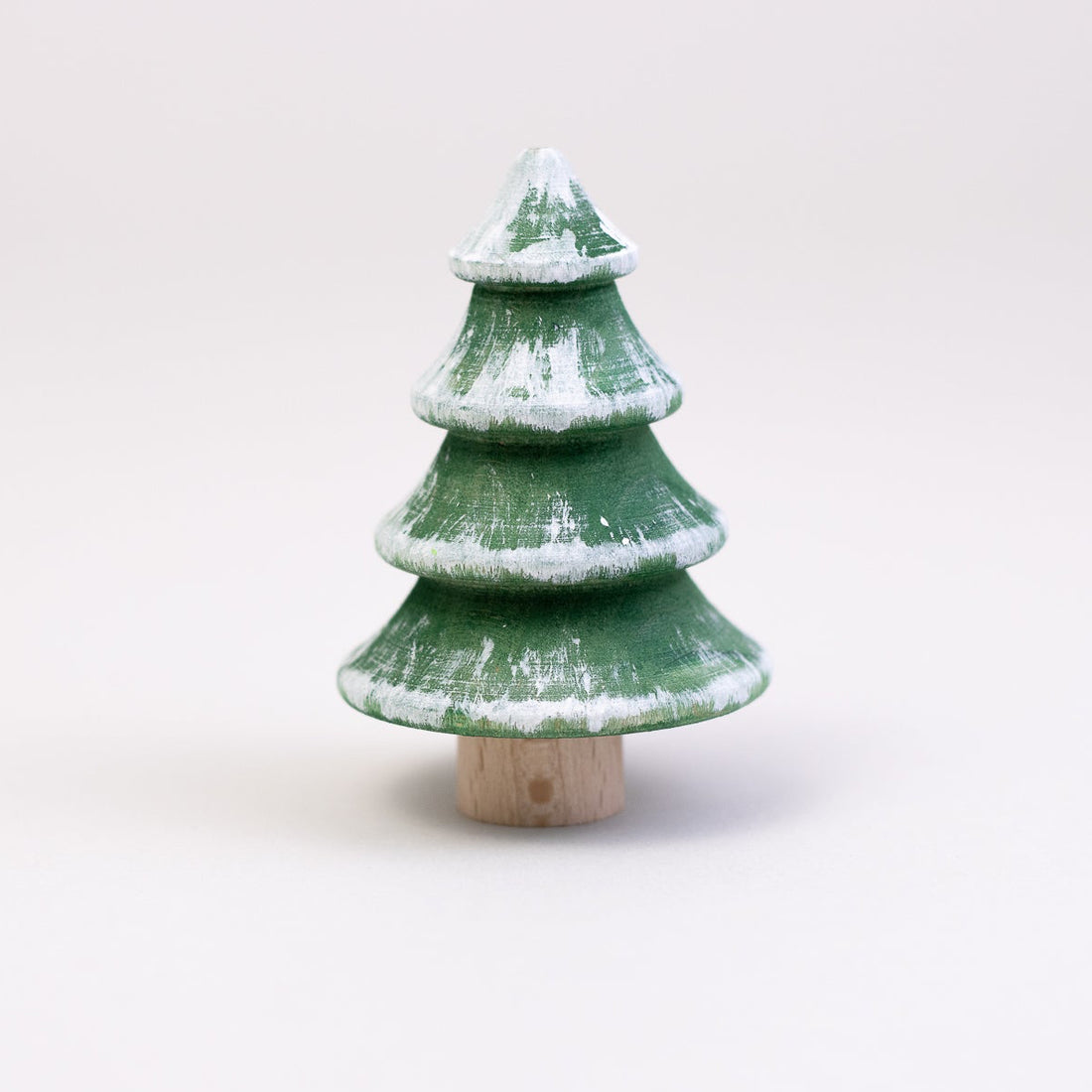 Steckfigur Tanne mit Schnee