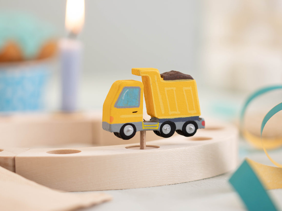 Steckfigur Kipplaster