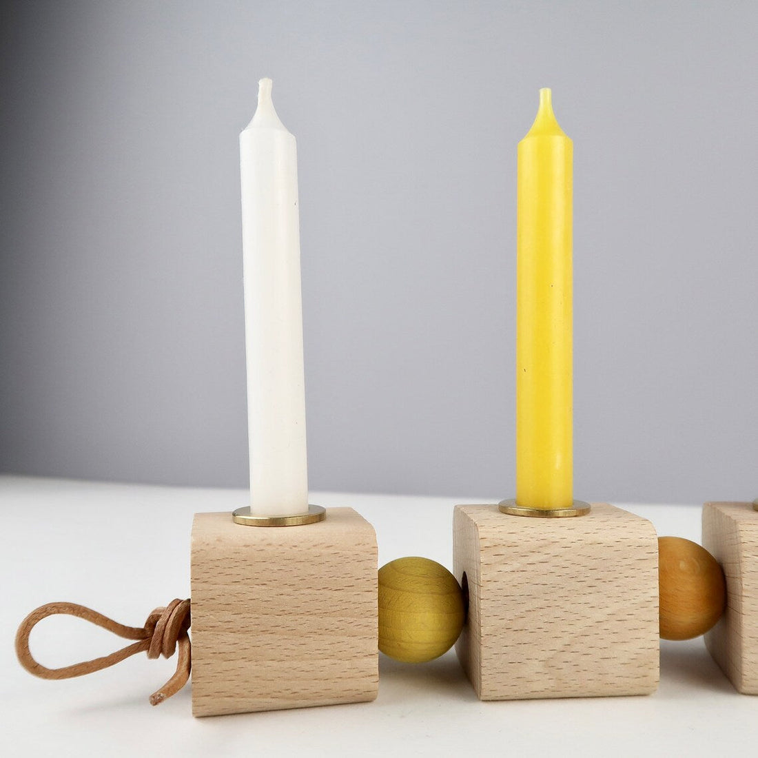 Geburtstagskerzen einfarbig weiß