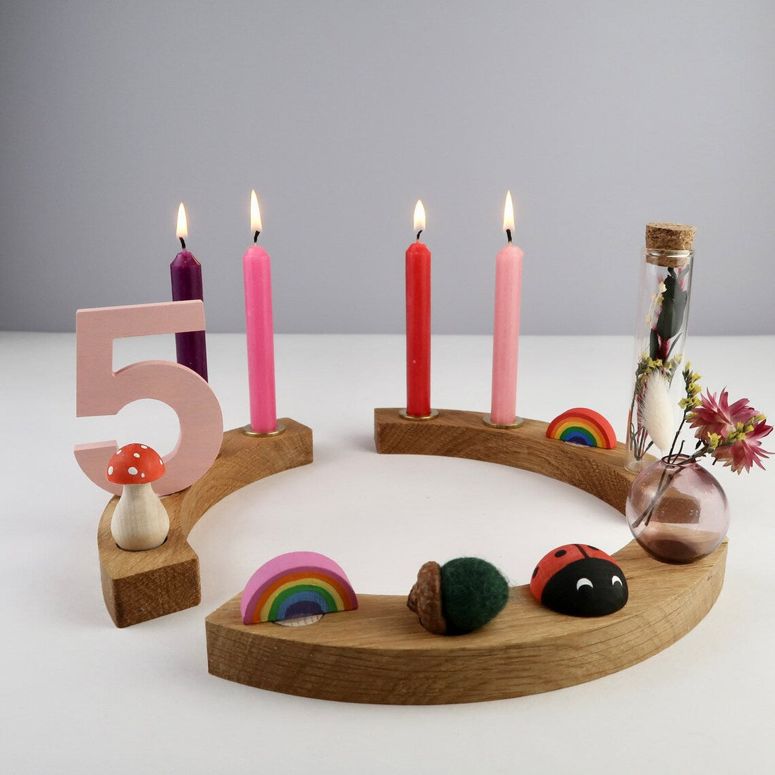 Geburtstagskerzen einfarbig weiß