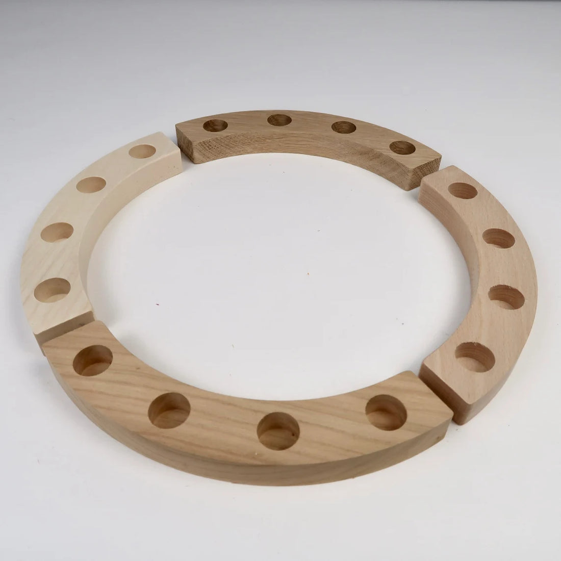 Geburtstagskranz aus 4 Holzarten