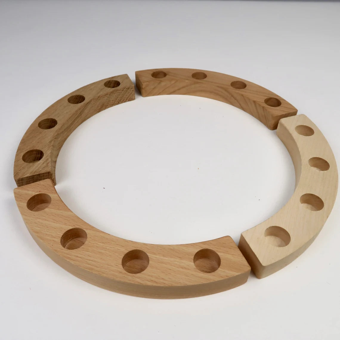 Geburtstagskranz aus 4 Holzarten