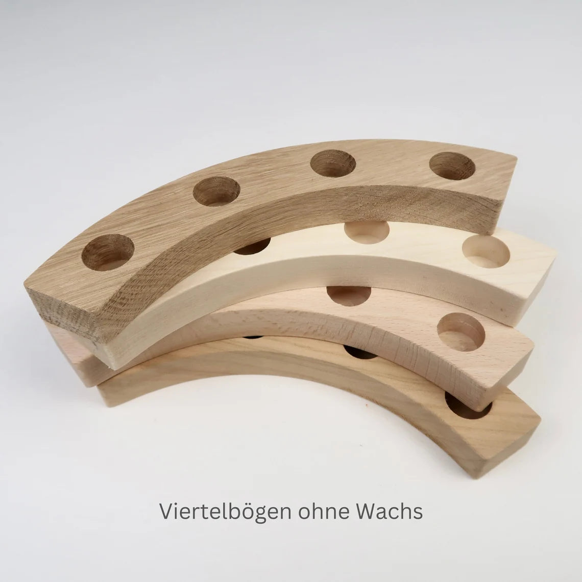 Geburtstagskranz aus 4 Holzarten