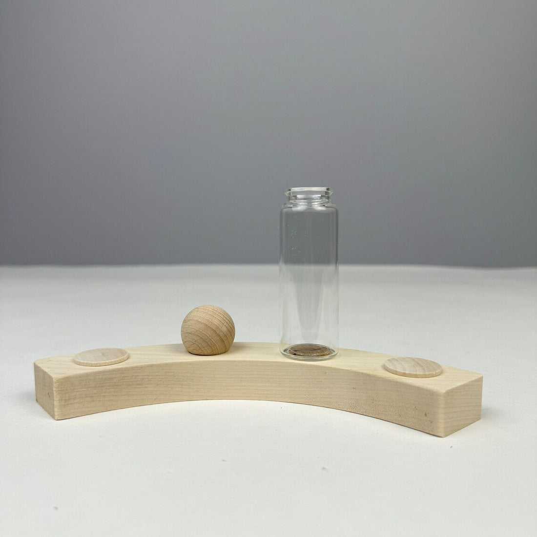 Steckfigur Blumenvase I Miniflasche aus Glas