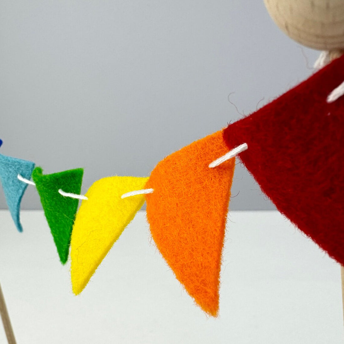 Bunte Regenbogen Wimpelkette