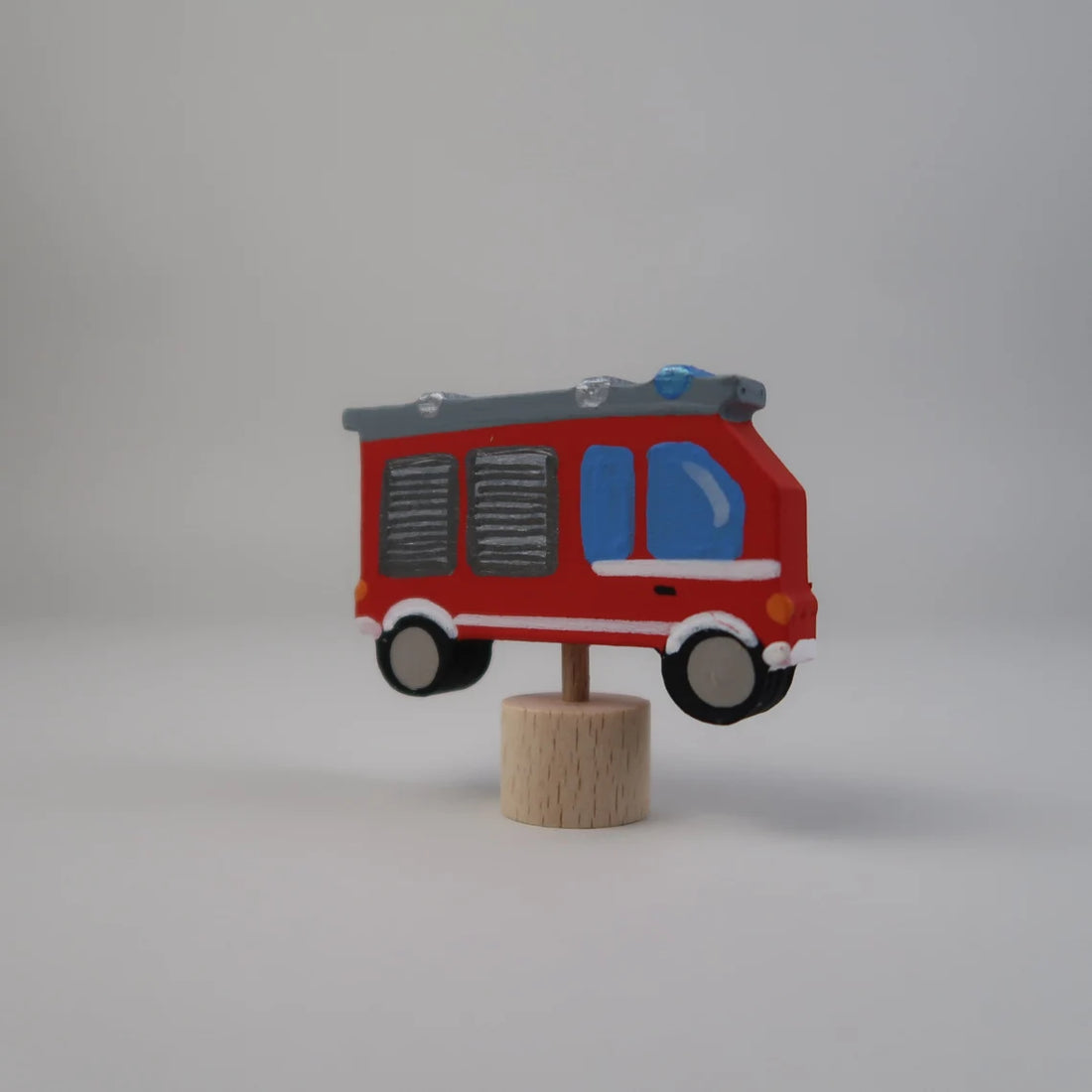 Steckfigur Feuerwehr Auto