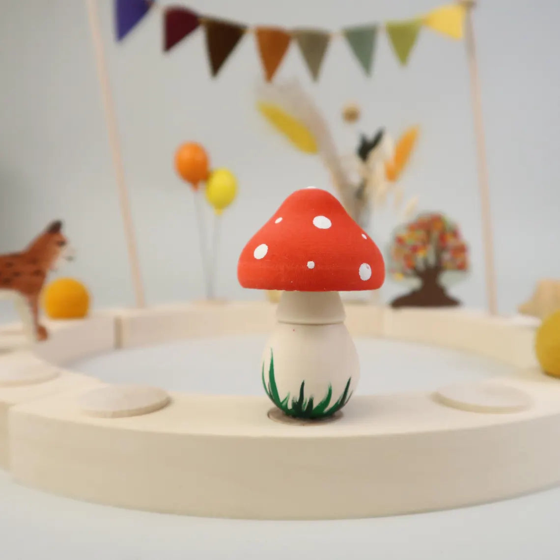 Steckfigur kleiner Fliegenpilz