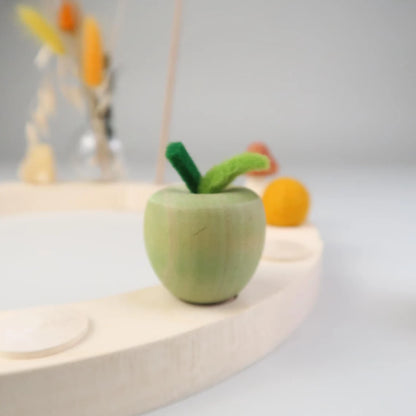 Steckfigur Apfel - Grün