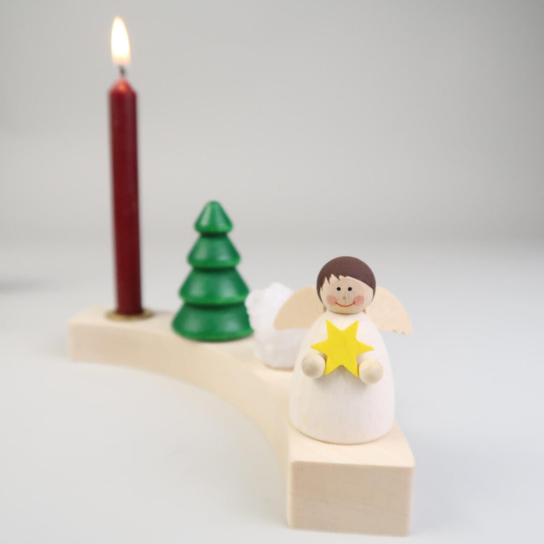 Steckfigur Engel mit Stern