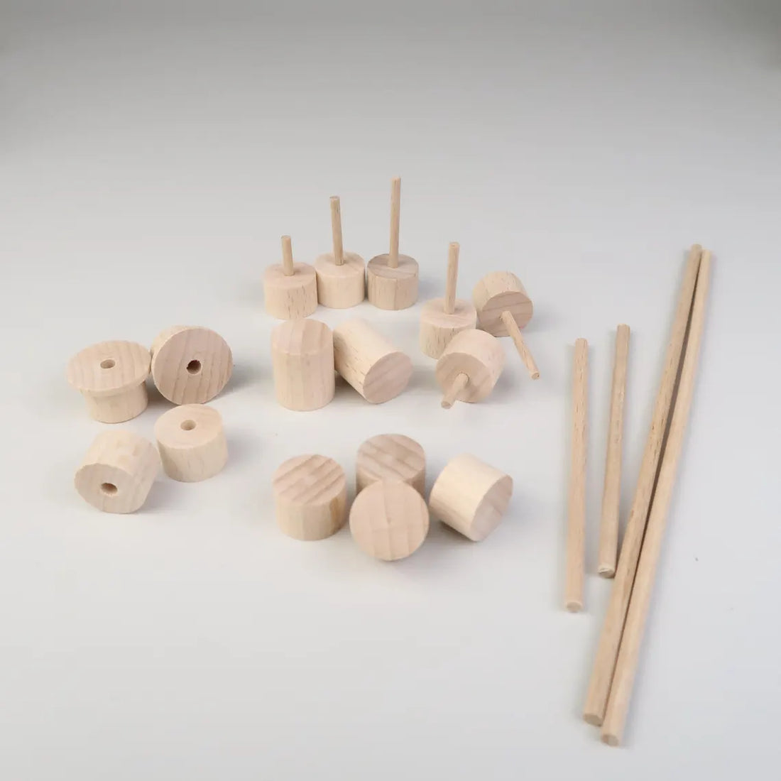 Steckfuß für DIY Steckfiguren - 20er Komplett-Set