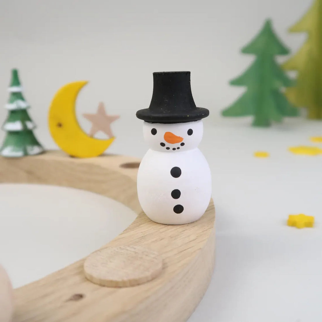 Steckfigur Schneemann