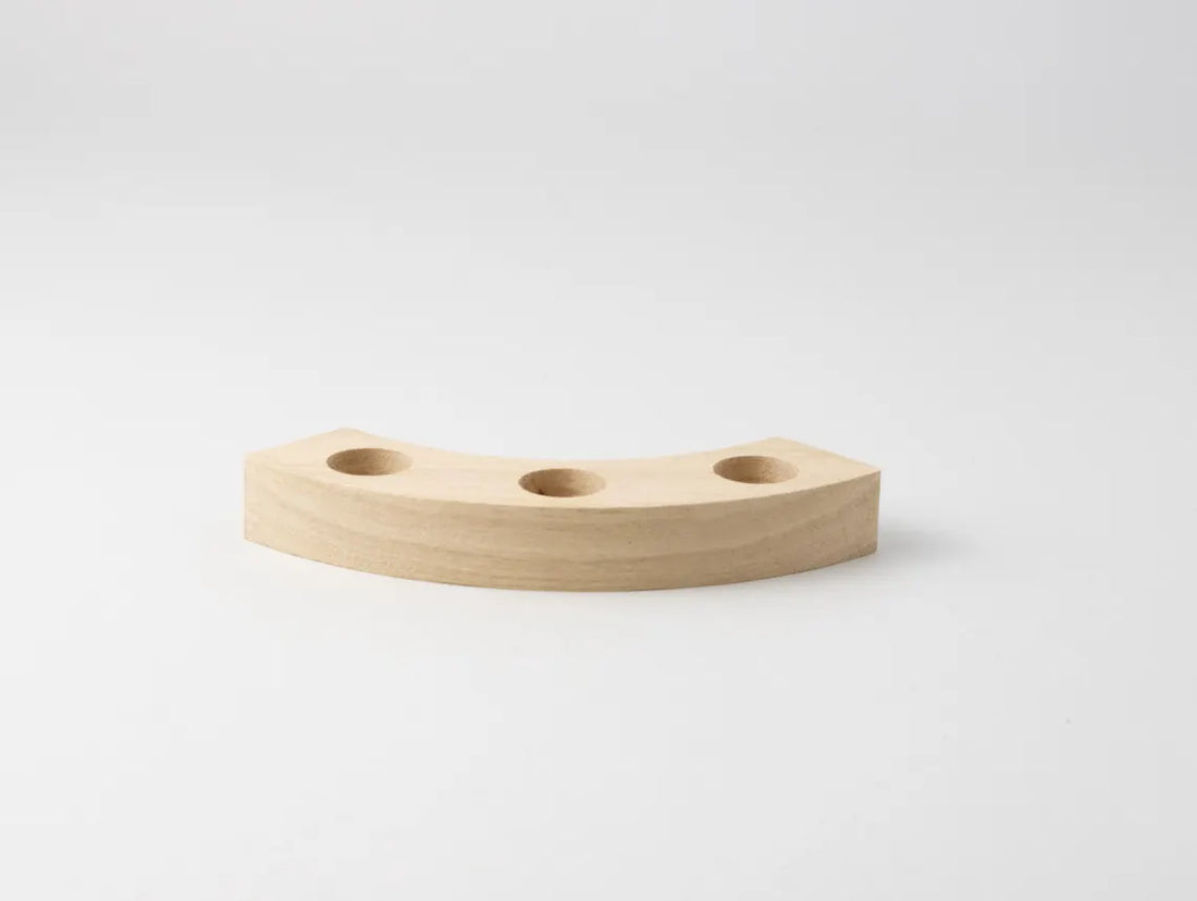 Kleiner Geburtstagskranz aus Eichenholz